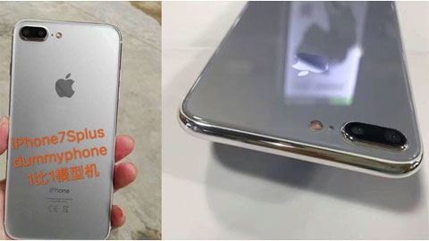 iPhone 7s Plus bất ngờ xuất hiện với mặt lưng bóng bẩy
