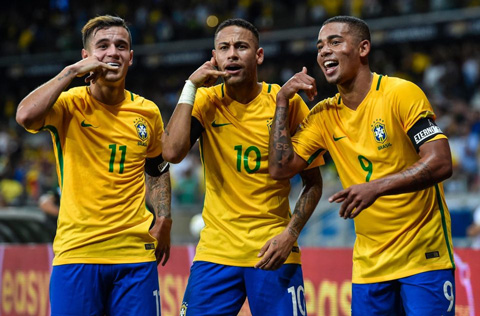 Brazil đang sở hữu lực lượng hùng hậu và sẵn sàng chinh phục World Cup