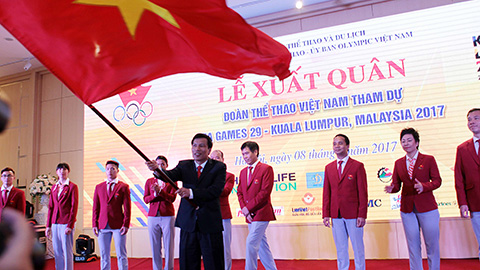 Đoàn Thể thao Việt Nam đặt chỉ tiêu 59 HCV ở SEA Games 29