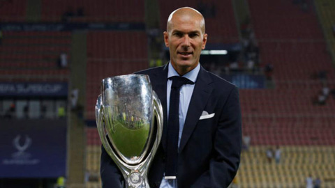 Zidane trở thành 1 trong 4 HLV thành công nhất trong lịch sử Real