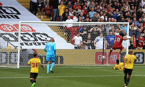 Salah đã ghi được bàn thắng vào lưới Watford