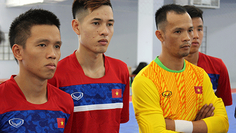 ĐT futsal Việt Nam gút danh sách, loại 7 cầu thủ
