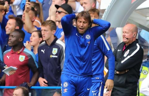 HLV Conte dần lo lắng cho Chelsea của ông ở mùa giải này