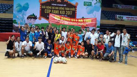 U11 PTF Hà Tĩnh gặp người anh em Nghệ An ở tứ kết tại giải nhi đồng