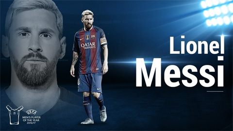 ƯCV cầu thủ hay nhất UEFA 2017 - Lionel Messi