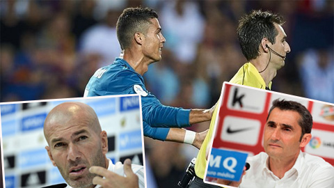 Án phạt của Ronaldo khiến Zidane bức xúc, Valverde chẳng bận tâm