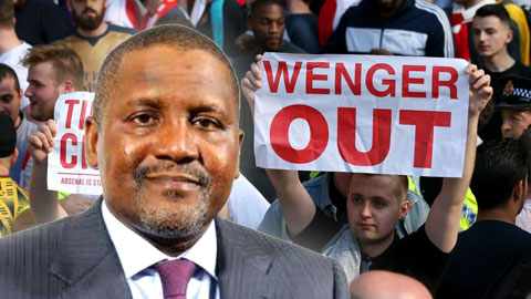 Chuyển động Ngoại hạng Anh 17/8: Tỷ phú Nigeria sẽ sa thải Wenger nếu mua được Arsenal