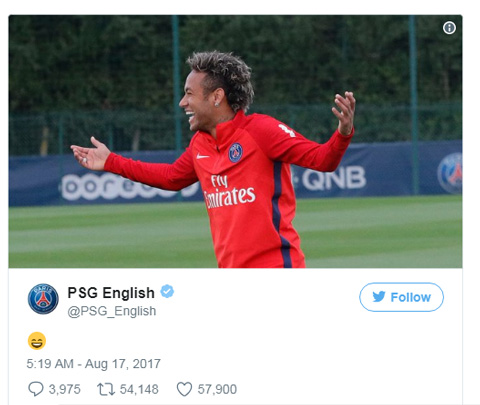 PSG đăng ảnh Neymar để giễu cợt Barca