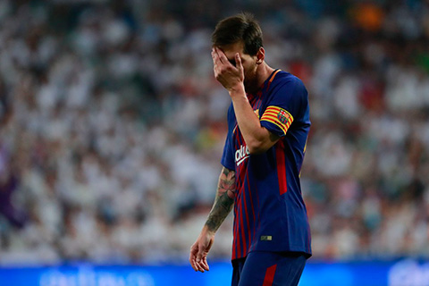 Messi có một trận đấu đáng quên