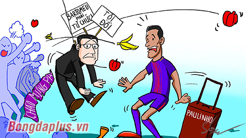 Paulinho hứng vận đen ở Barca