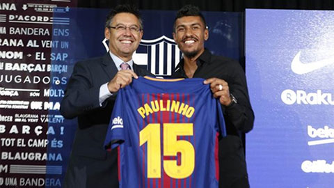 Tiền vệ Paulinho: “Tôi không ngán sức ép và đủ sức thích nghi tại Barca”