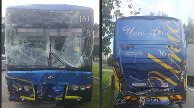 Xe bus chở tuyển thủ Thái Lan, Philippines, Myanmar gặp tai nạn