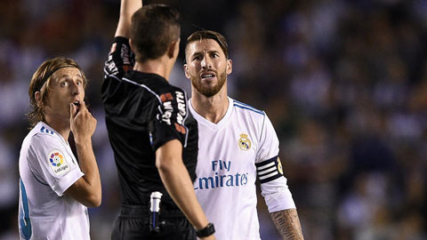 Ramos lập kỷ lục bị đuổi khỏi sân tại La Liga