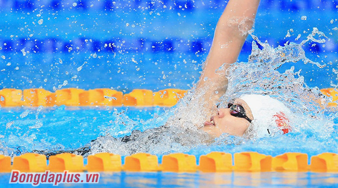 Ánh Viên phá tiếp kỷ lục SEA Games, giành HCV 200m bơi ngửa
