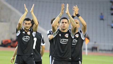 Qarabag, đội bóng Azerbaijan đầu tiên vào vòng bảng Champions League