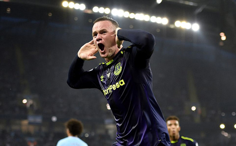 Rooney đang đạt phong độ cao trong màu áo Everton