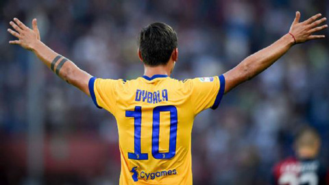 Paulo Dybala: Áo số 10 mang đến may mắn