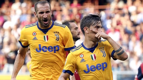 Dybala rực sáng với cú hat-trick giúp Juventus ngược dòng trước Genoa