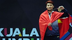 Đội Indonesia đứng hình khi Văn Vinh đoạt HCV cử tạ