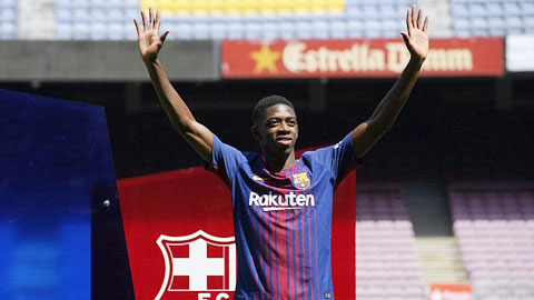 Ousmane Dembele ra mắt hơn 17.000 CĐV Barca tại Nou Camp