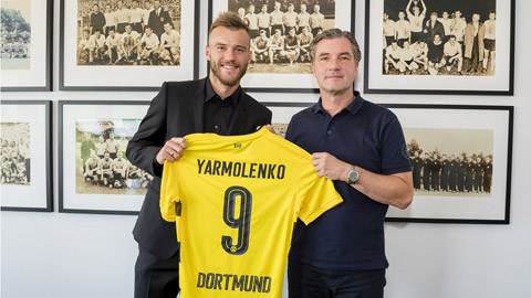 Dortmund chiêu mộ Yarmolenko thay Dembele