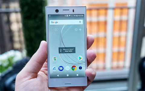 Xperia XZ1 Compact có kích thước khá nhỏ chỉ với màn hình 4.6-inch