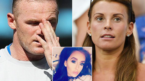 Bay đêm với gái lạ, Rooney bị vợ bầu dọa ly dị