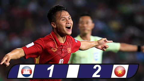 ĐT Việt Nam thắng vất vả Campuchia ở vòng loại Asian Cup