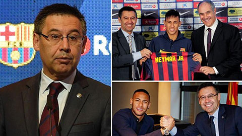 Chủ tịch Josep Maria Bartomeu: Neymar đã đẩy Barca vào thế bị động