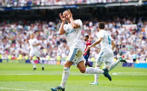 Vazquez gỡ hòa cho Real
