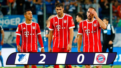 Hoffenheim 2-0 Bayern: Ancelotti thua tâm phục khẩu phục