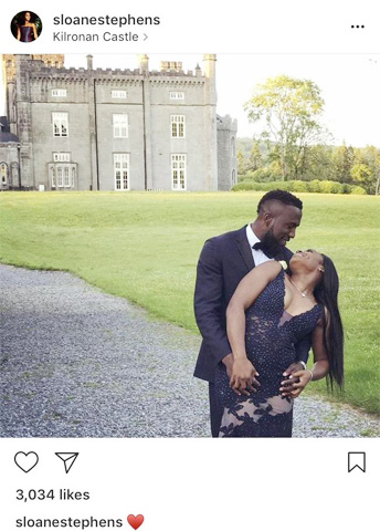 Sloane Stephens và Altidore đang cùng nhau xây lâu đài tình ái