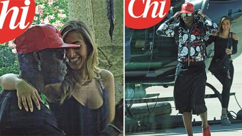 Mario Balotelli vừa khoe bụng bầu của bồ mới Serena trên Instagram