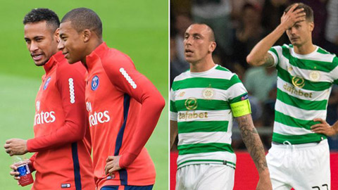 Celtic vs PSG: Cuộc đối đầu chênh lệch hơn 500 triệu bảng