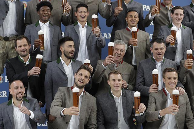 Ribery là cầu thủ duy nhất không dùng ngụm bia nào