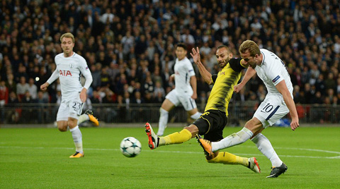 Kane là mối đe dọa thường xuyên cho hàng thủ Dortmund