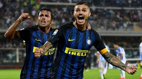 Chỉ cần 1 bàn nữa, Icardi sẽ vào Top 10 chân sút xuất sắc nhất lịch sử Inter, dù anh mới 24 tuổi