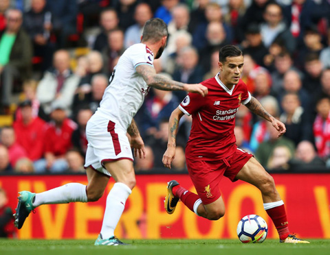 Coutinho trở lại nhưng không giúp nhiều cho lối chơi của Liverpool