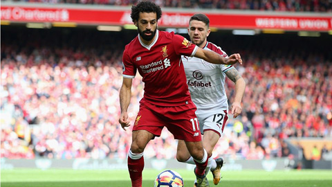 Phải nhờ tới sự tỏa sáng của Salah, Liverpool mới giành lại được 1 điểm trên sân nhà