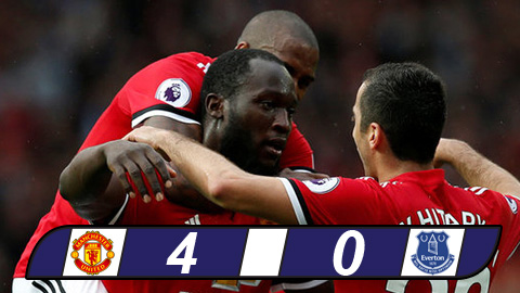 M.U thắng tưng bừng trong ngày Rooney trở lại Old Trafford