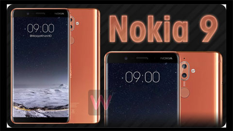 Nokia 9 rò rỉ với màn hình cong, 8GB RAM, giá 20 triệu