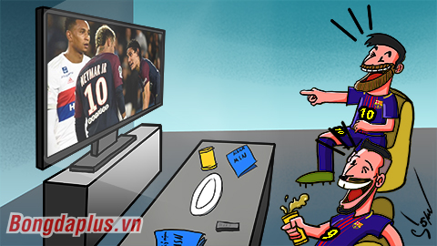 Messi, Suarez cười trên sự cay cú của Neymar