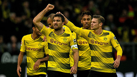 Hàng thủ Dortmund vững chắc nhất 5 giải hàng đầu châu Âu