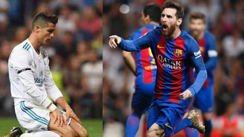 Trong khi Messi đang có phong độ cực cao thì Ronaldo lại khởi đầu ỳ ạch cùng Real