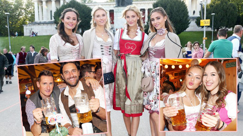 Dàn WAGs Đức rực sáng tại lễ hội bia