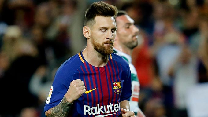 Top 5 cầu thủ đạt hiệu suất ghi bàn tốt nhất năm 2017: Messi vô đối, Ronaldo vắng mặt