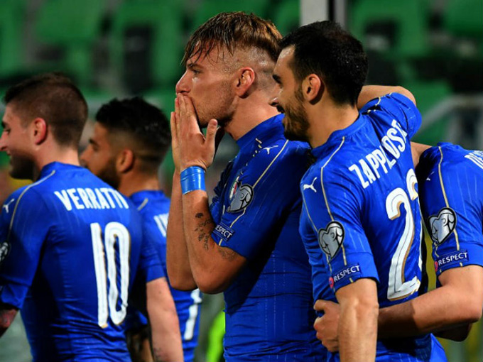 Italia vẫn còn nhiều cơ hội giành vé chính thức dự World Cup 2018
