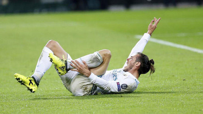 Real hú hồn với chấn thương của Bale
