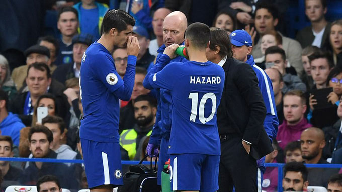 Chelsea thở phào vì chấn thương của Morata