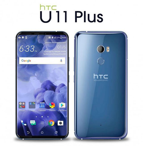 HTC U11 Plus sẽ có màn hình cong tràn viền tương tự Galaxy S8